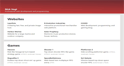 Desktop Screenshot of nickvogt.com