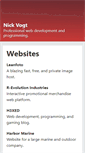 Mobile Screenshot of nickvogt.com